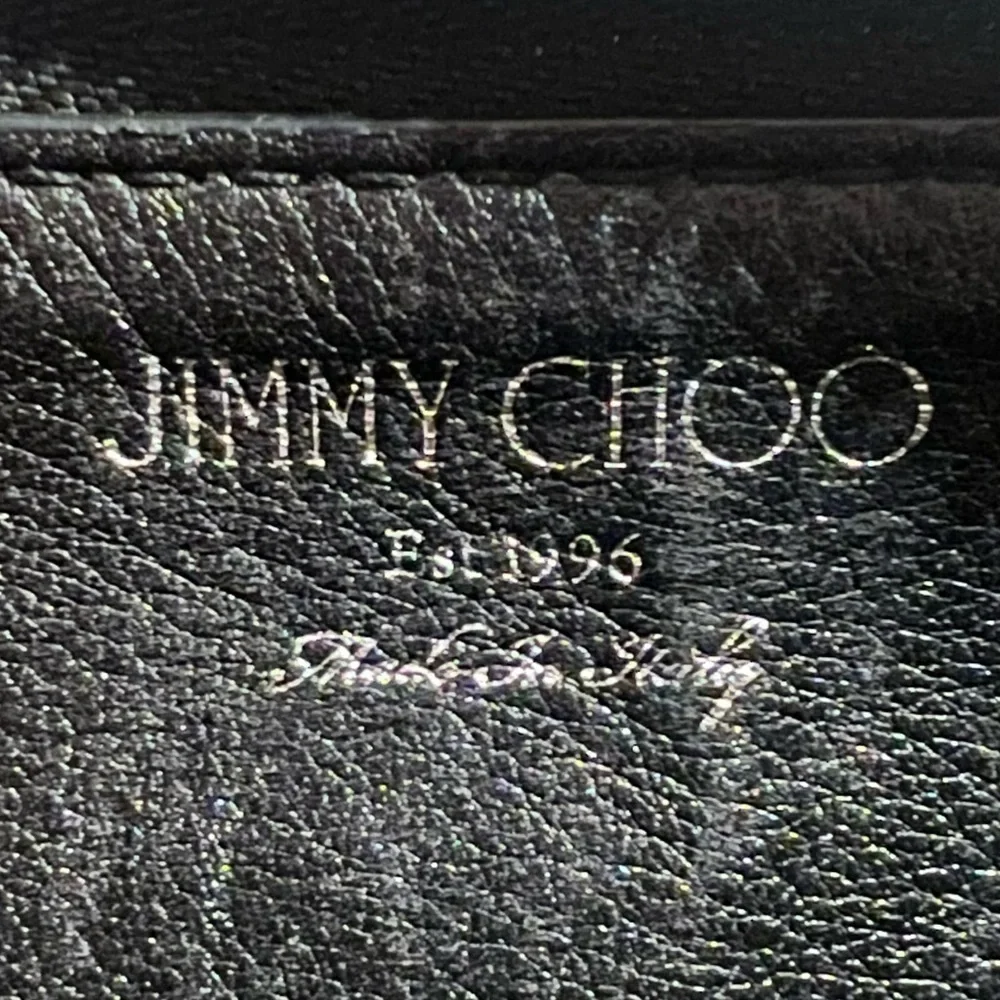 ♥️Jimmy Choo Carnaby Star Embossed‎ Red Long Wallet | PRELOVED!!♥️